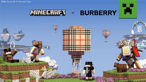 burberry capsule collection|Minecraft x Burberry .